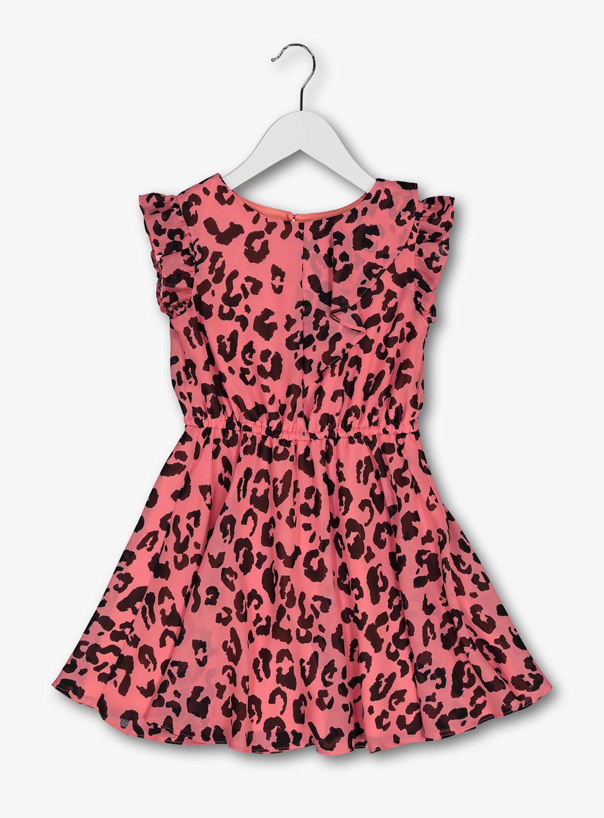 Kids Pink ☀ Black Leopard Print Dress ...